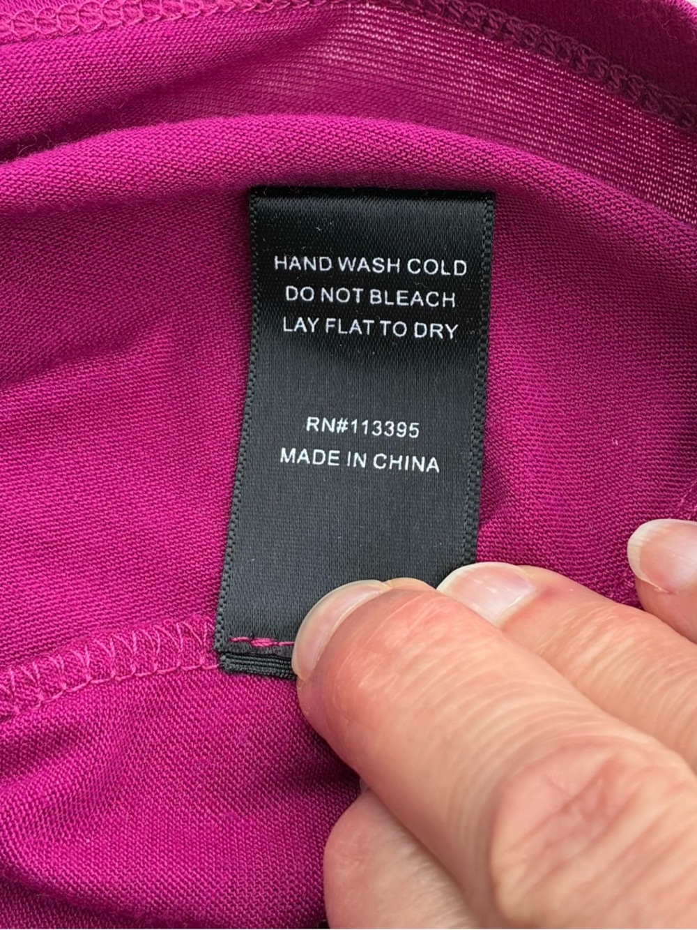 Magenta Ruffle Sleeve Top - Picture 5 of 7